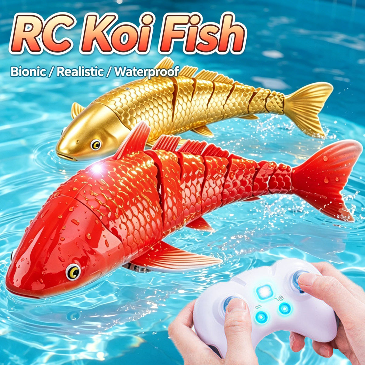 Rc Submarine Water - 스마트 RC 생물공학 잉어 물고기 물놀이