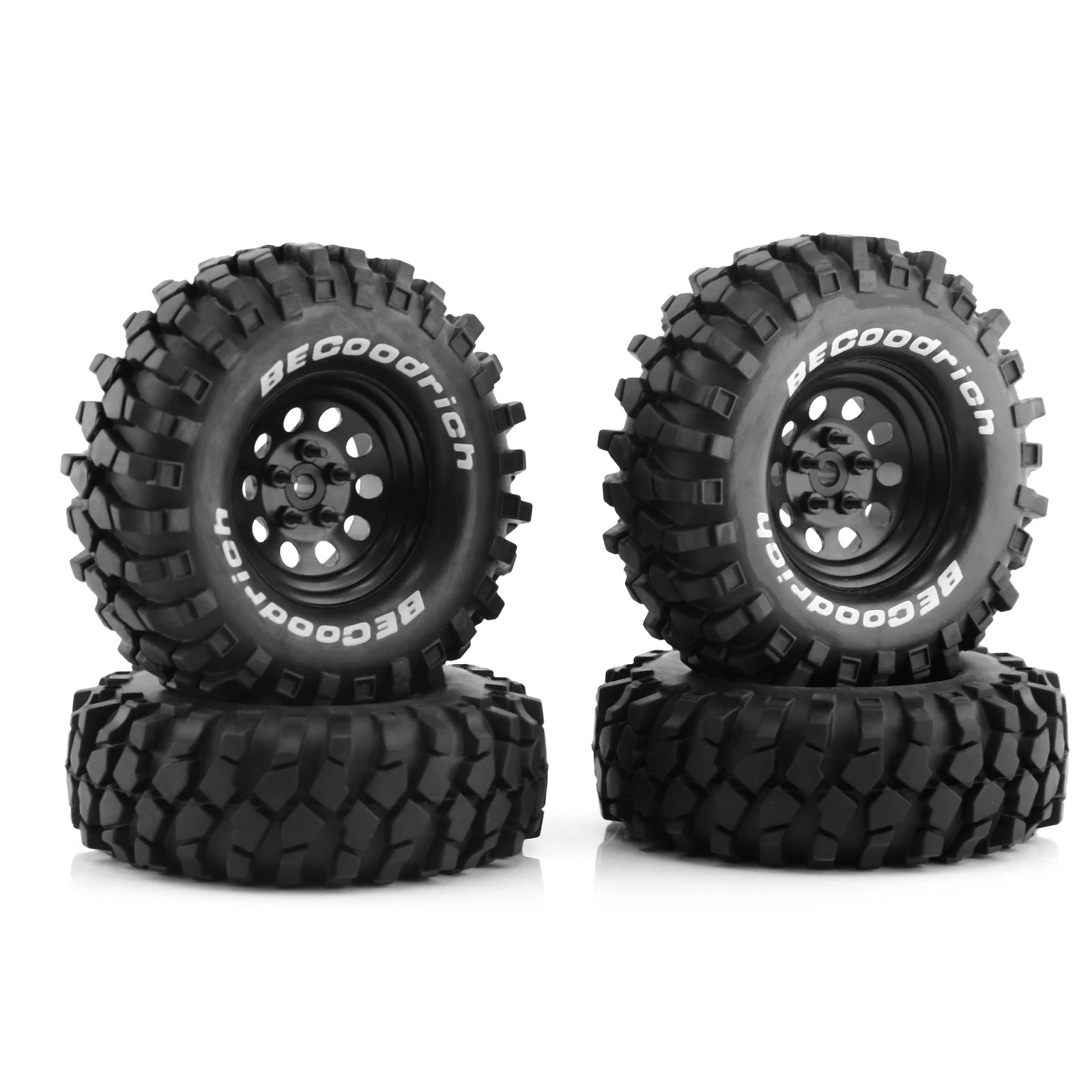 Wheel Rim Rc - 4개 RC 1.9인치 고무 타이어 비드락