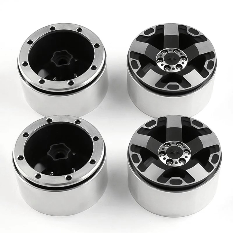 Wheel Rim Rc - 1/10 RC 락 크롤러 2.2인치 알루미늄