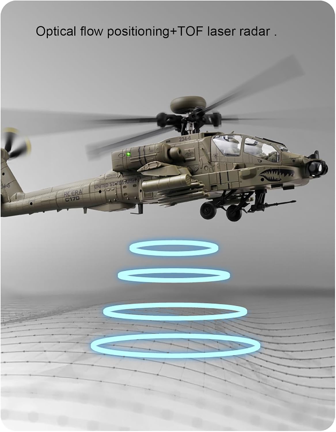 310MM 6CH C170 AH-64D 원격 조종 헬리 - Rc Hobby Helicopter 리뷰 및 가격