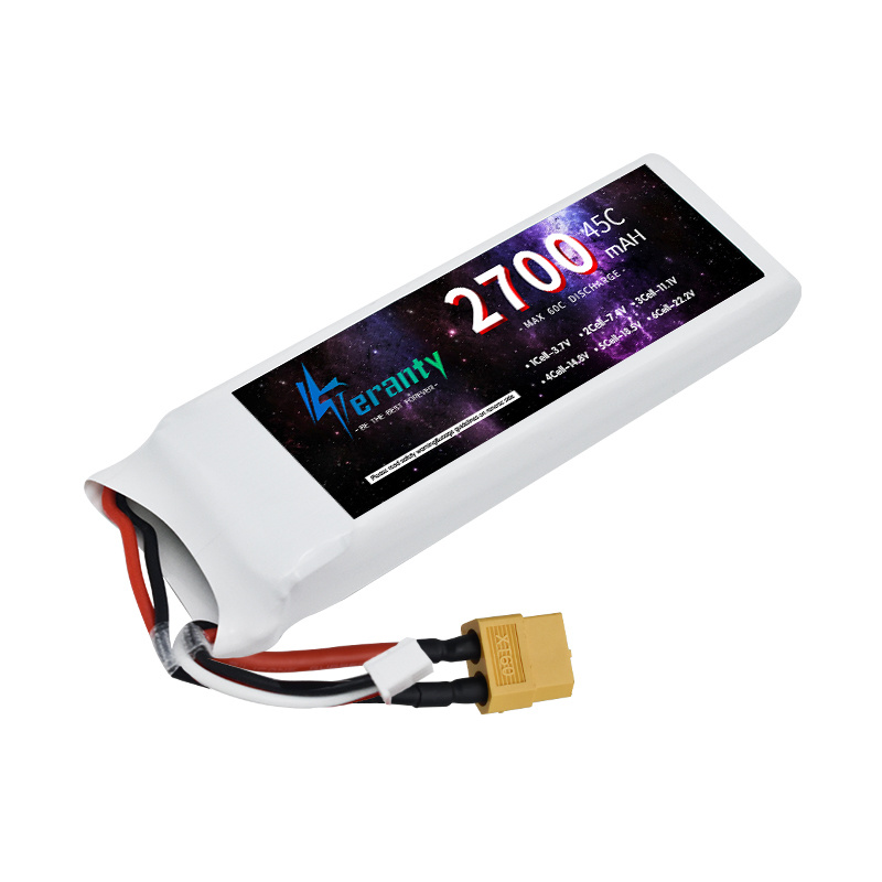 1/3PCS 2S 7.4V Lipo 배터리 2700mA - Rc Hobby Helicopter 리뷰 및 가격