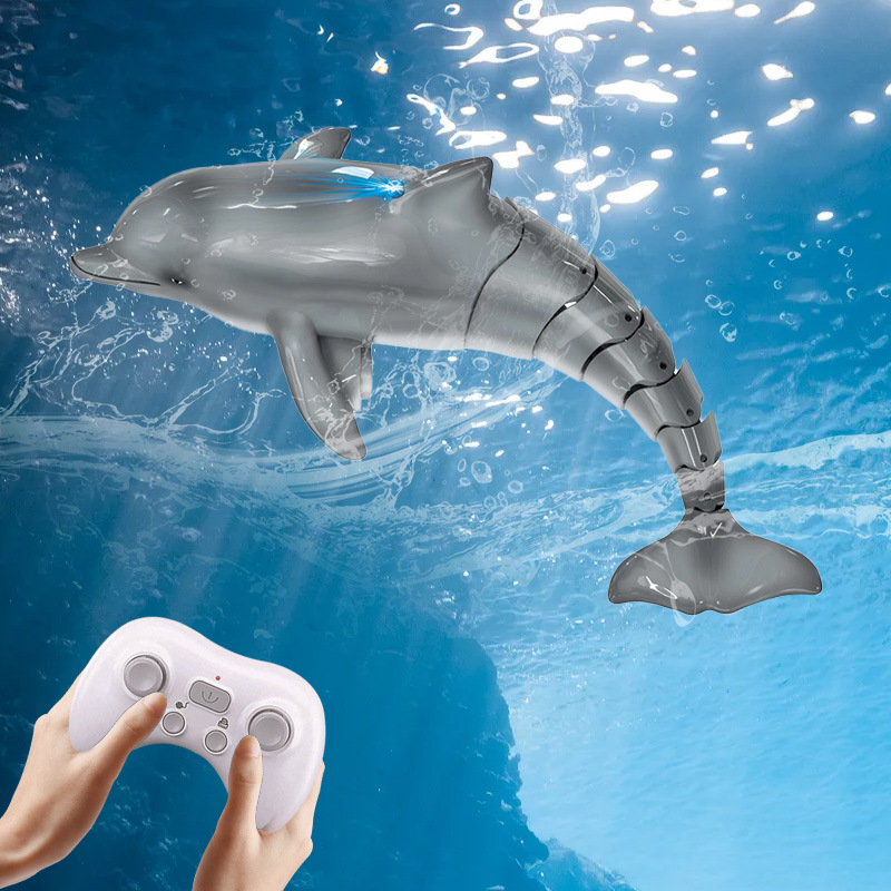 Rc 돌고래 고래 스프레이 물 빛 상어 장난감 원격 제 - Rc Submarine Water 리뷰 및 가격