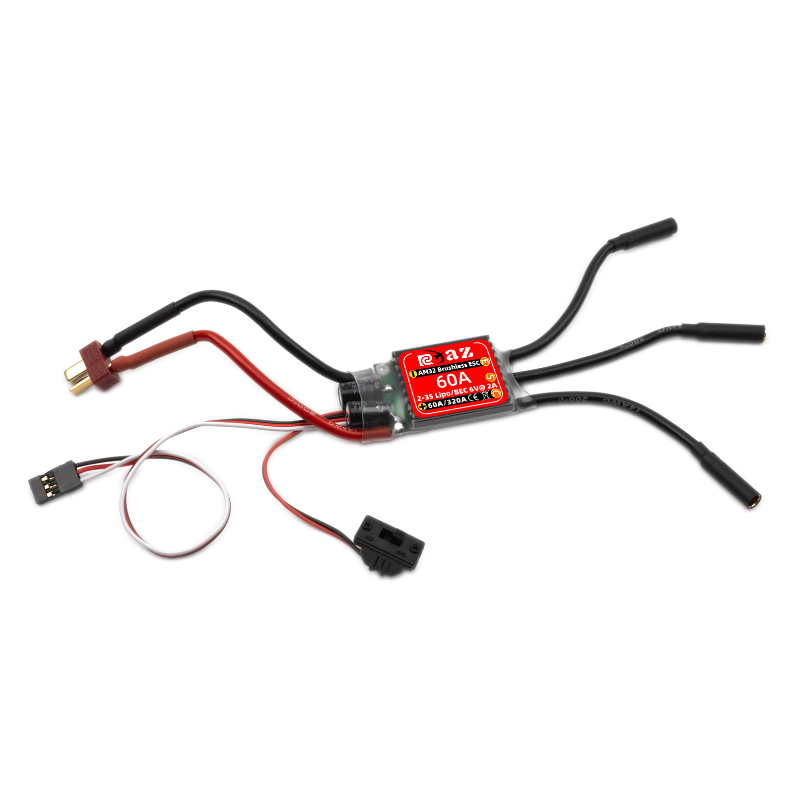 RCXAZ AM32 60A 브러시리스 ESC 전자 속도 - Rc Submarine Water 리뷰 및 가격