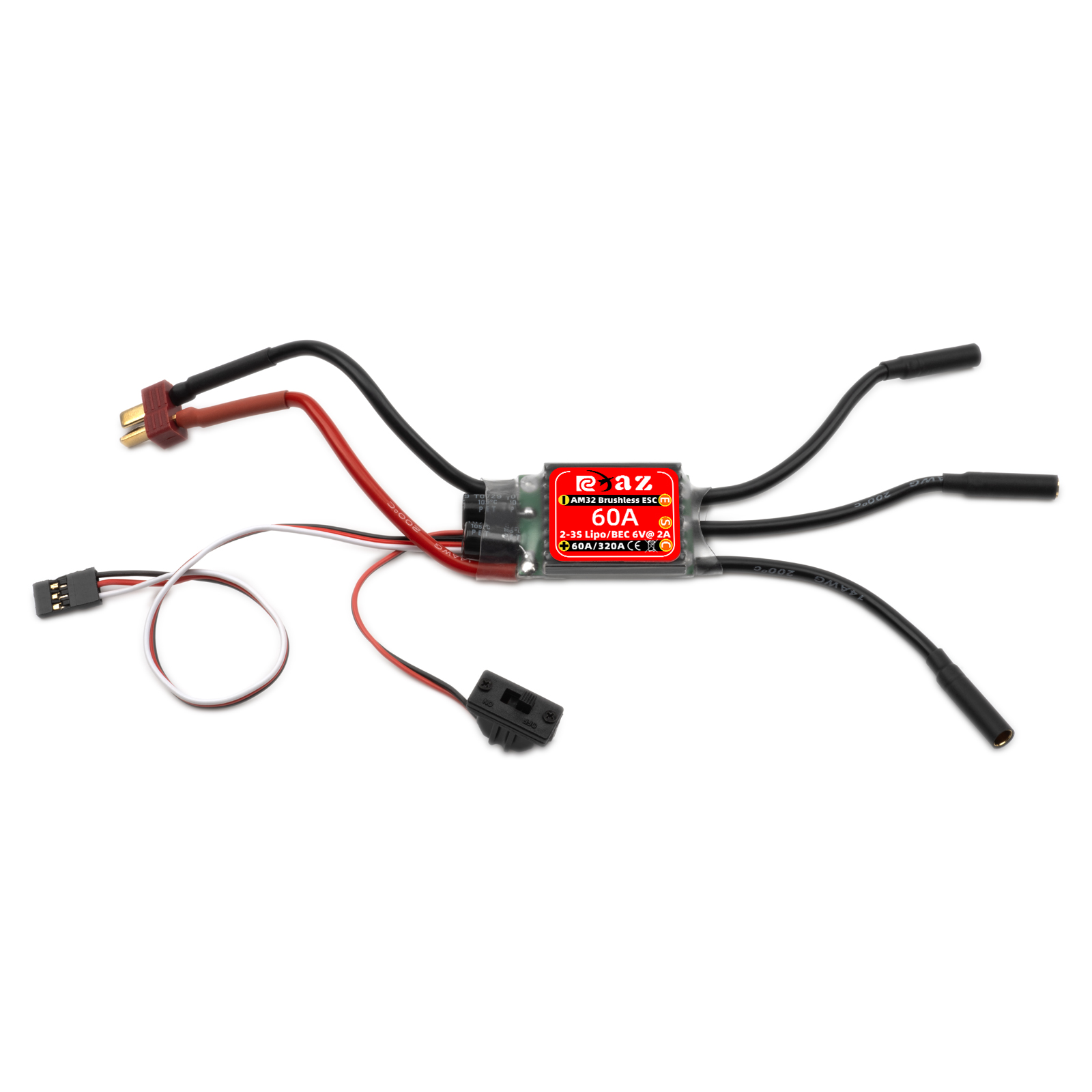 RCXAZ AM32 60A 브러시리스 ESC 전자 속도 - Rc Submarine Water 리뷰 및 가격